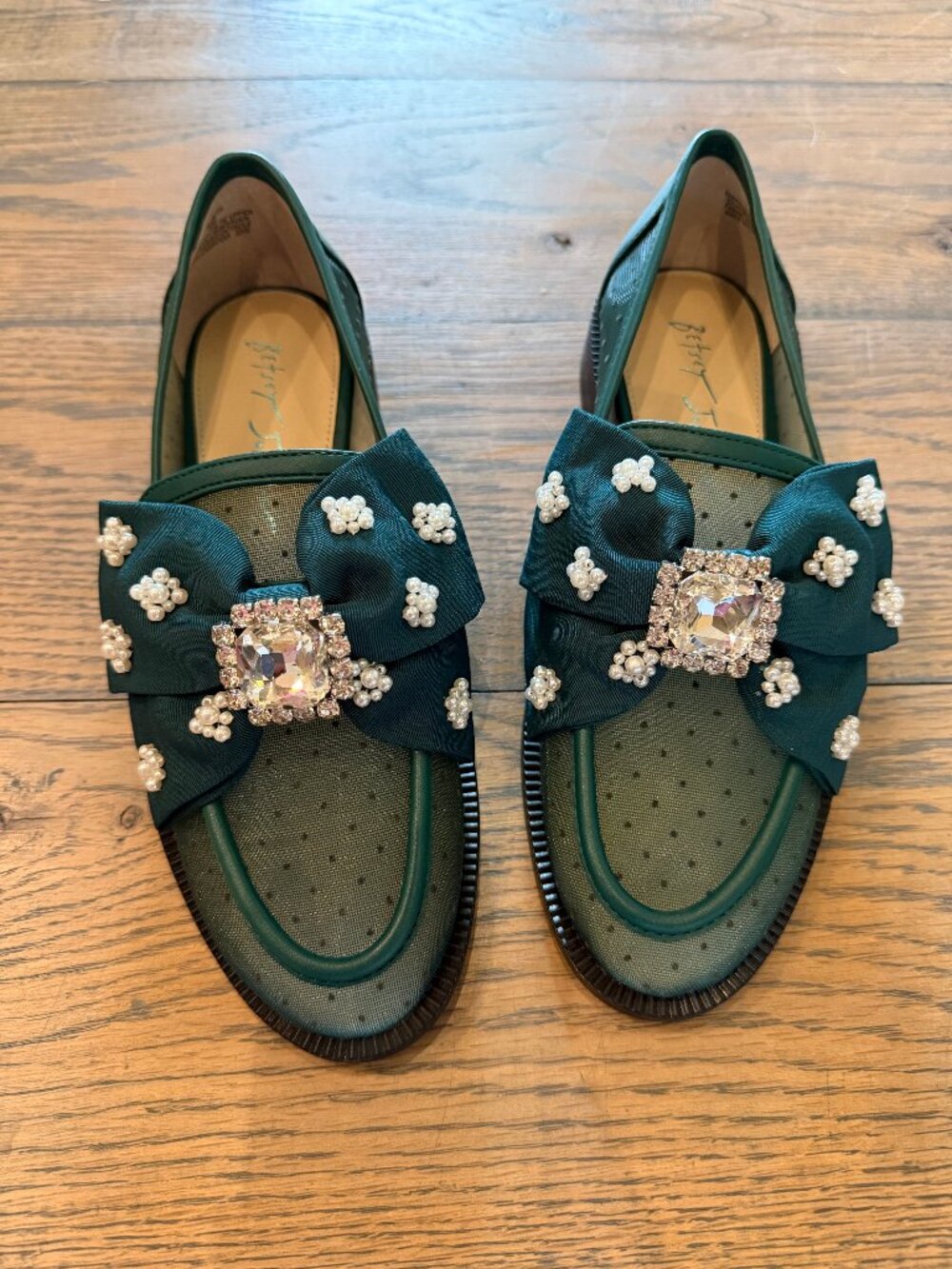 Betsey Johnson Seth Pointed Toe Mesh Flat Size 6 - Picture 4 of 4